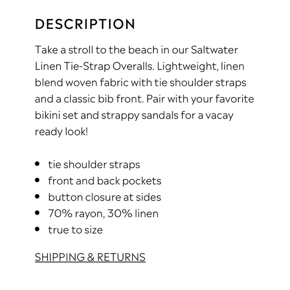 Bobbles & Lace - Linen Tie Overalls, M - Picture 7 of 11